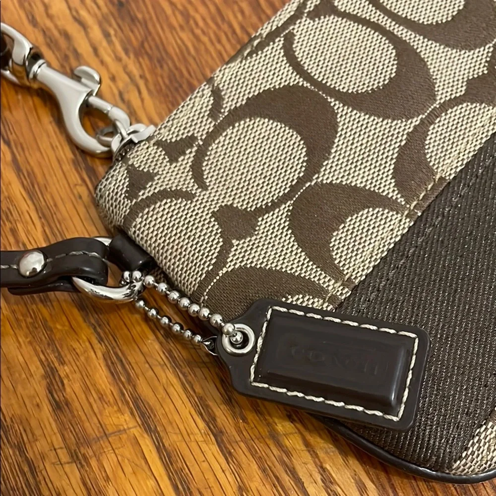 Coach Pattern Wristlet - Picture 2 of 5